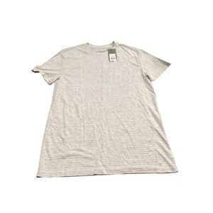 All in Motion Mens Short Sleeve Textured T-Shirt Oatmeal Heather 043 13 5587 M